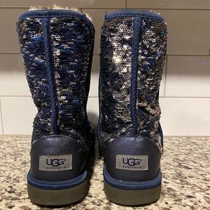 UGG Boots-reversible sequins